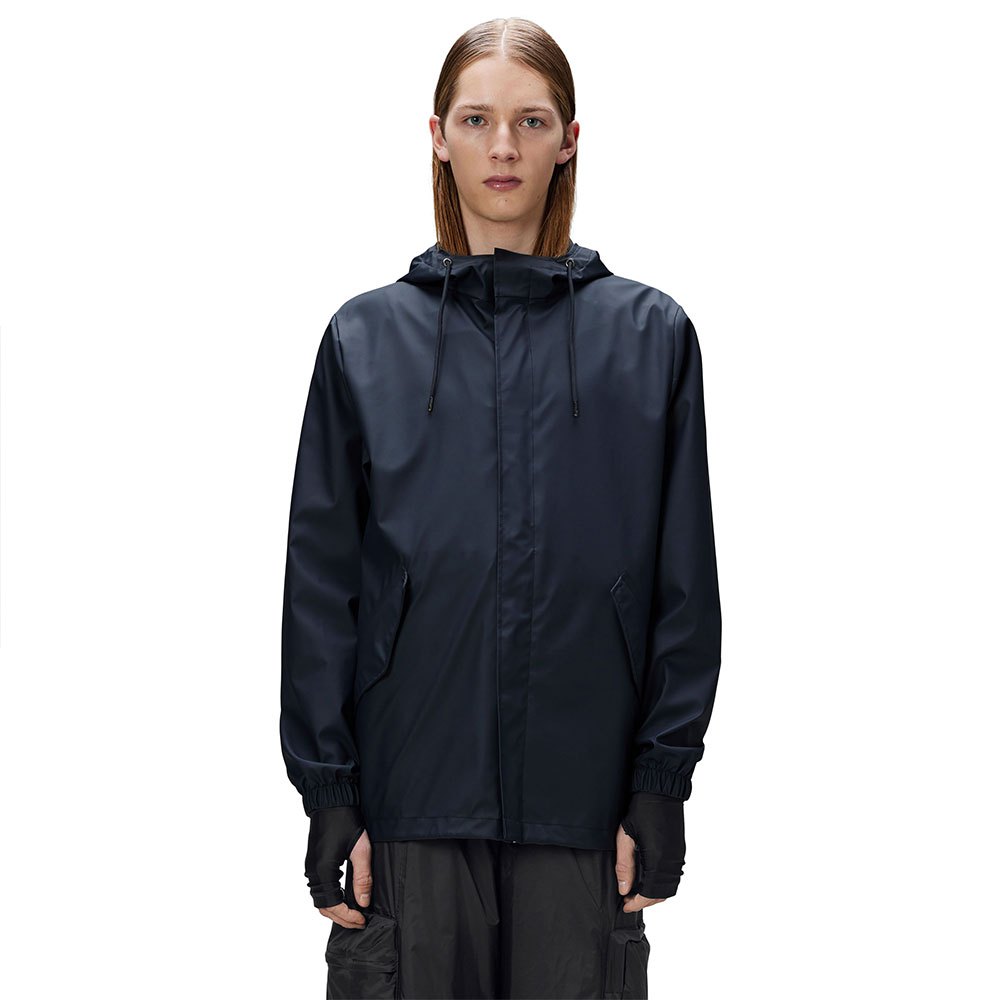 Rains Rw-fishtail W3 Jacket Blå XS Mand