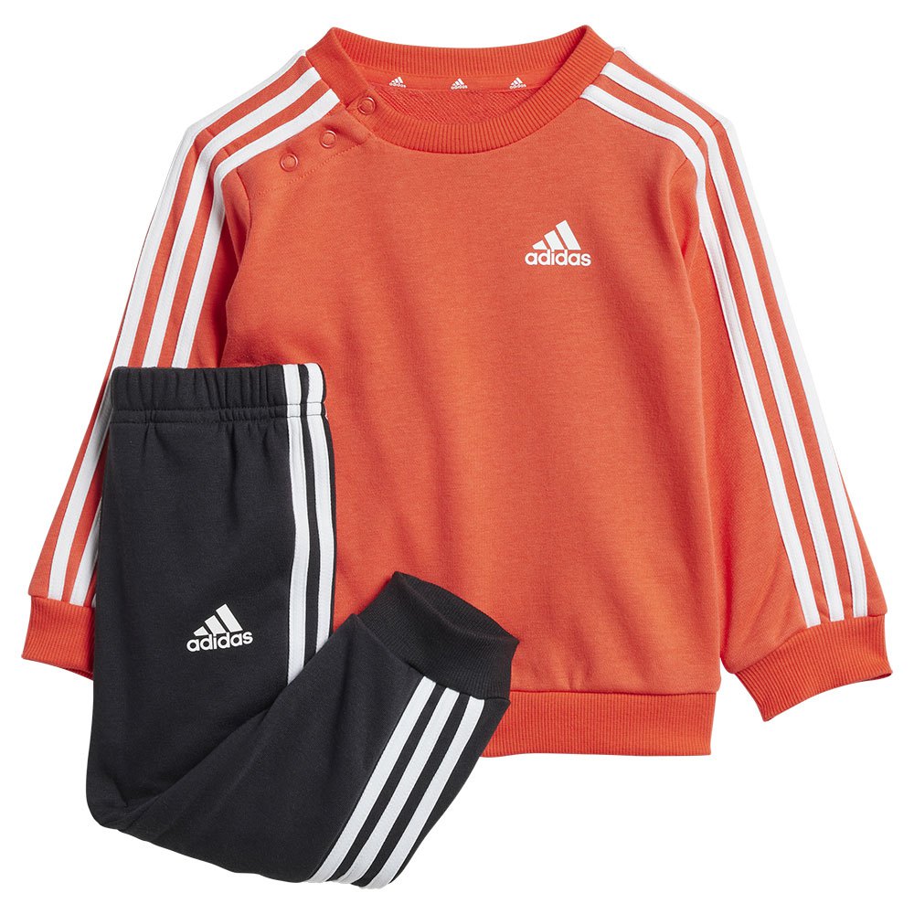 Adidas 3 Stripes Joggers Orange 9-12 Months Dreng