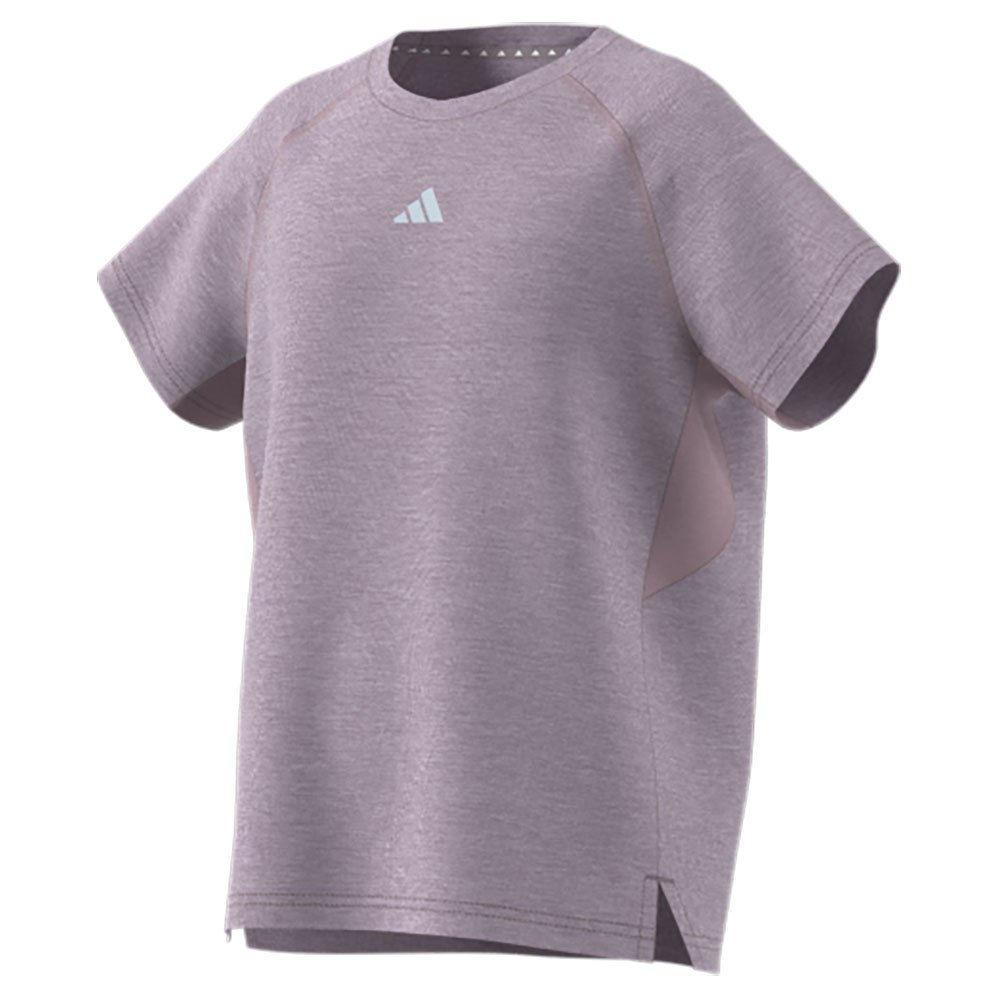 Adidas Luxe Short Sleeve T-shirt Grå 14-15 Years Pige