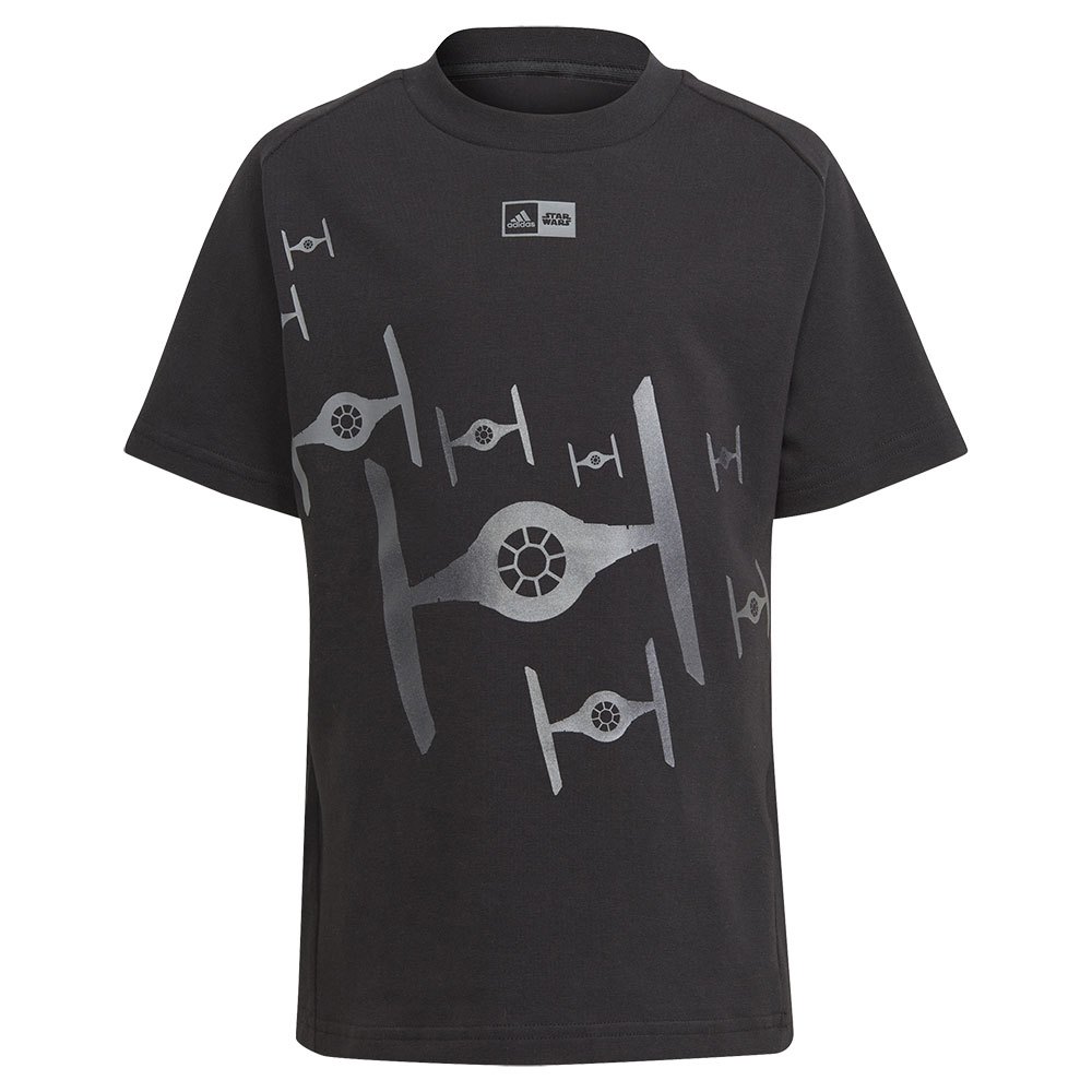 Adidas Star Wars Z.n.e Short Sleeve T-shirt Sort 6-7 Years Dreng