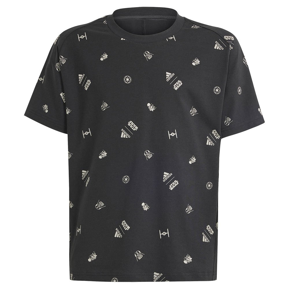 Adidas Star Wars Z.n.e Short Sleeve T-shirt Sort 7-8 Years Dreng