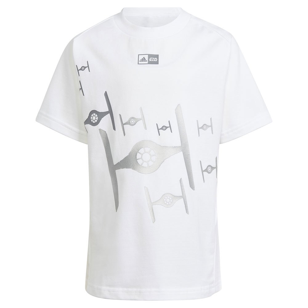 Adidas Star Wars Z.n.e Short Sleeve T-shirt Hvid 5-6 Years Dreng