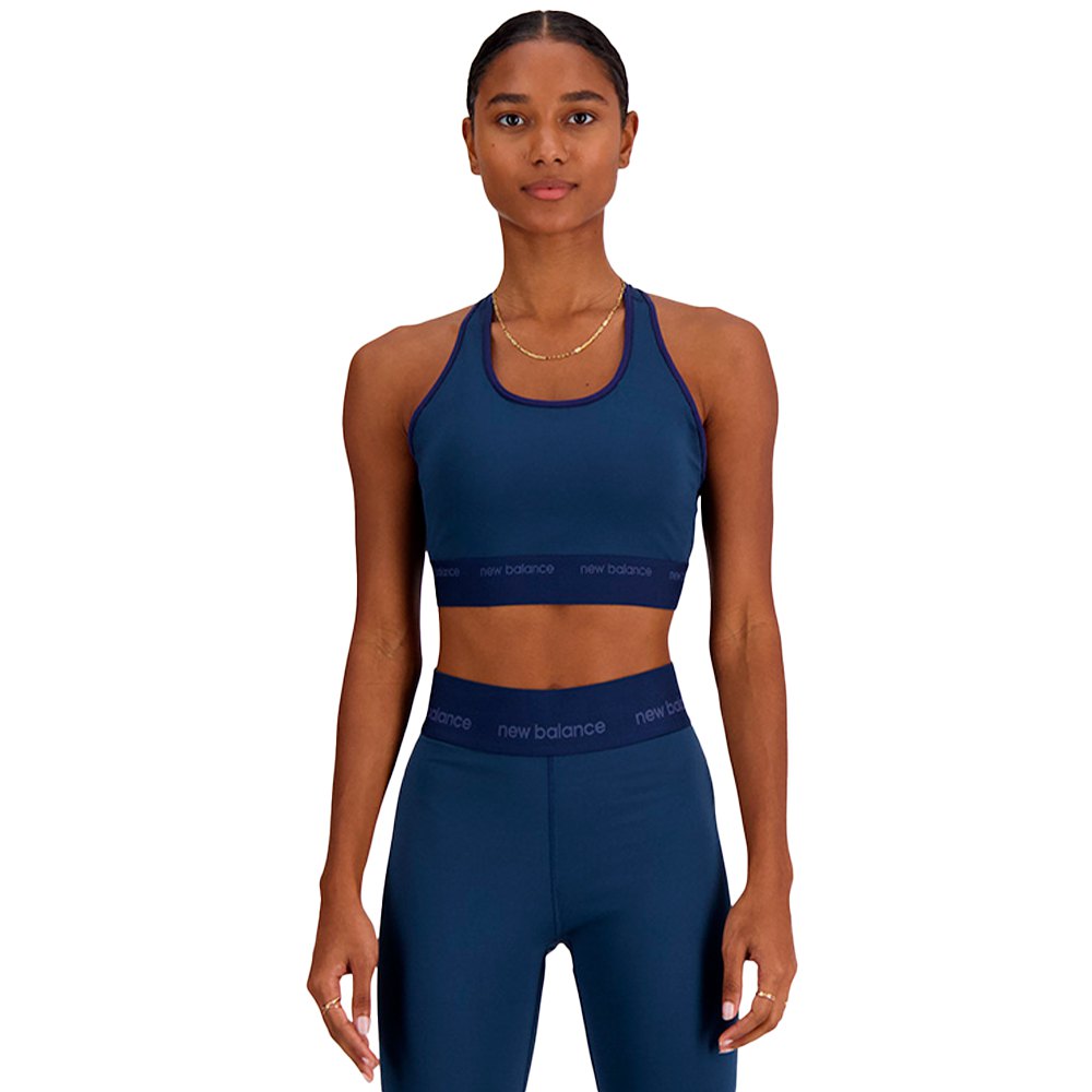 New Balance Sleek Sport 25´´ Leggings High Waist Blå L Kvinde