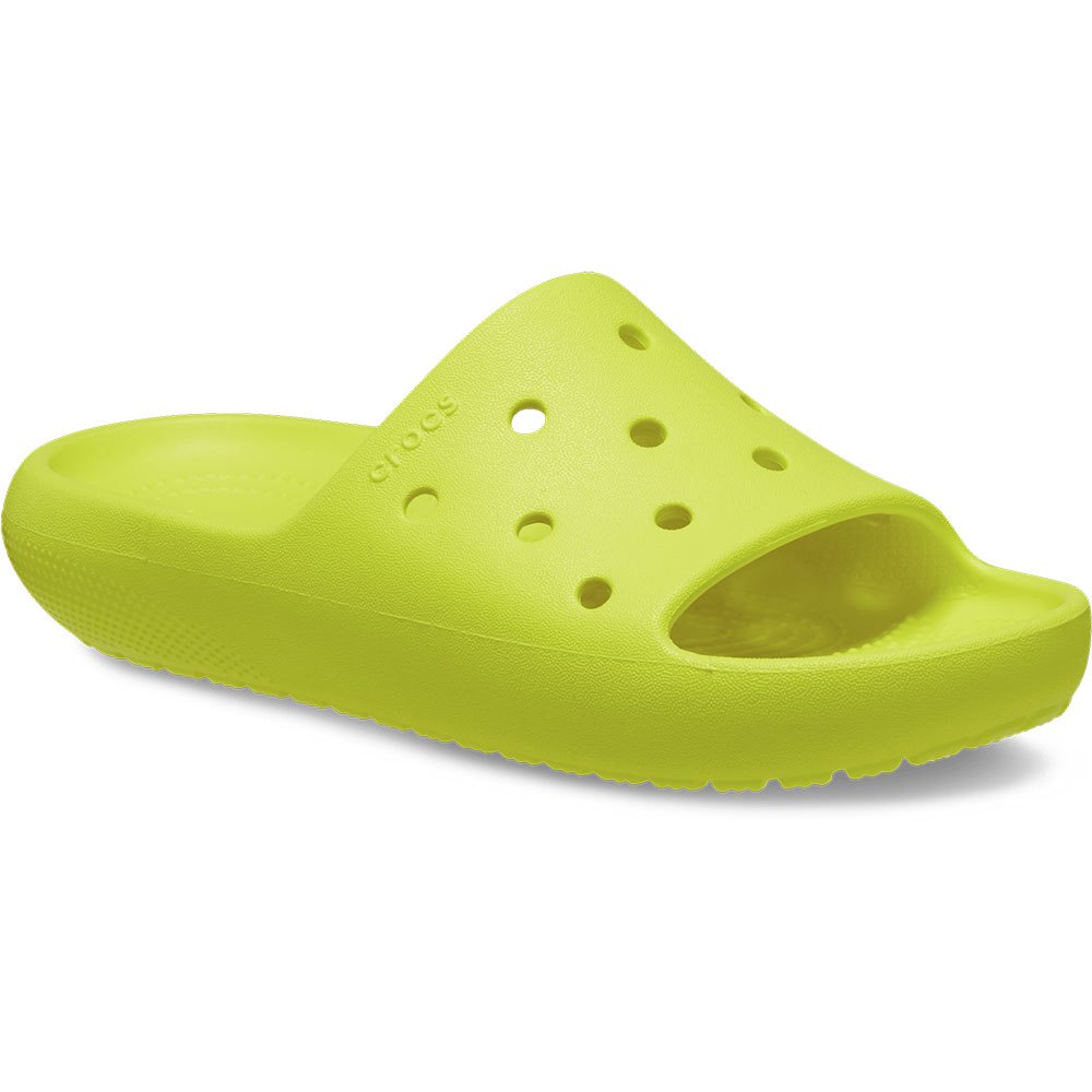 Crocs Classic V2 Slides Gul EU 32-33 Dreng