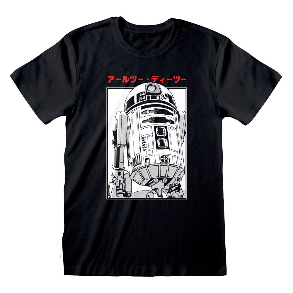 Heroes Star Wars R2d2 Katakana Short Sleeve T-shirt Sort S Mand