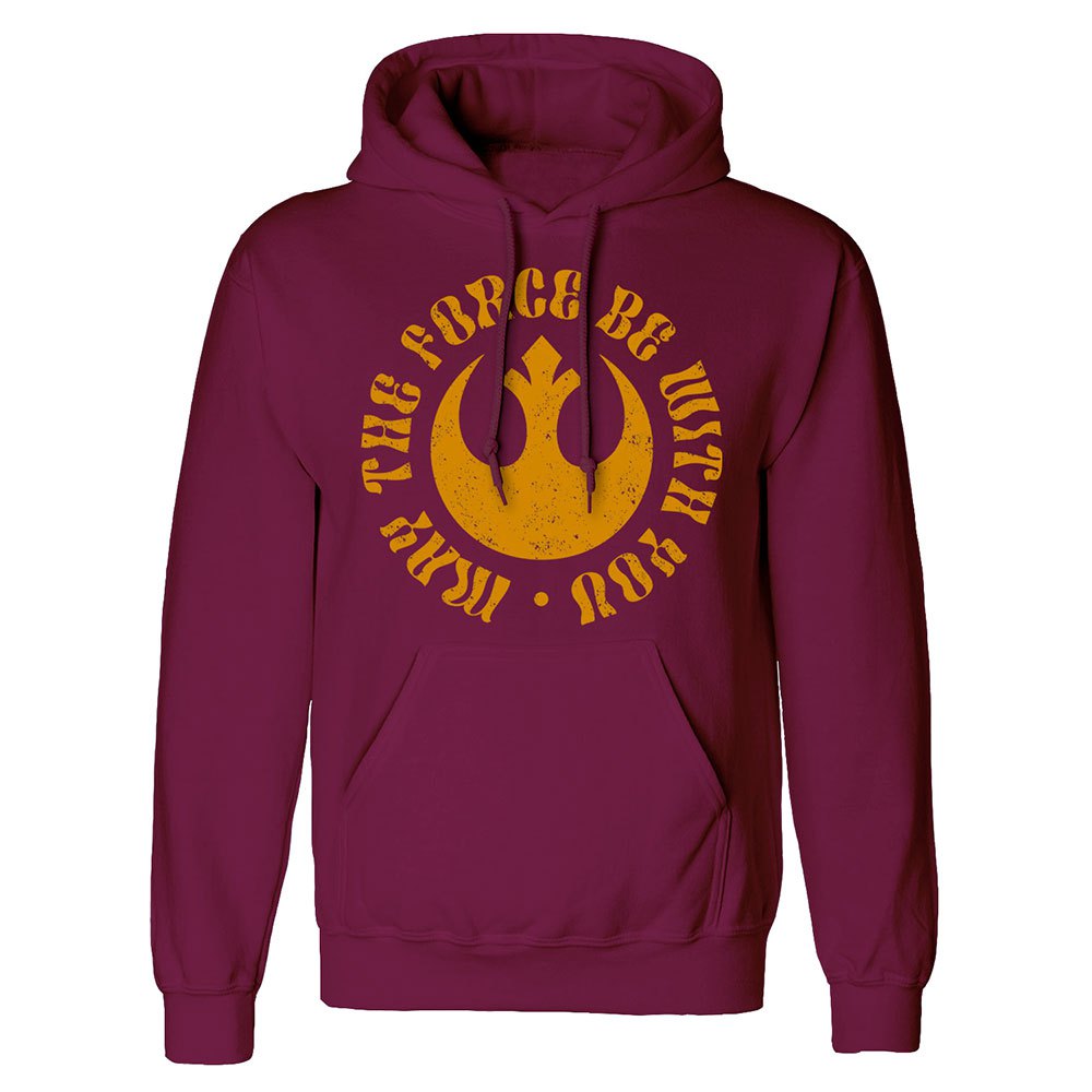 Heroes Star Wars May The Force Be With You Hoodie Lilla XL Mand
