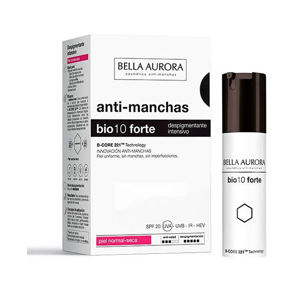 Bella Aurora Bio 10 Forte Intensive Dry Skin 30ml Facial Treatment Transparent