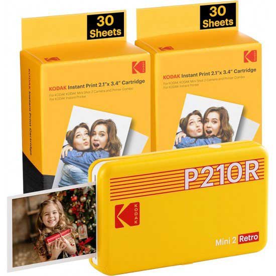 Kodak Mini 2 Era 2.1x3.4 + 60 Sheets Instant Camera Gul