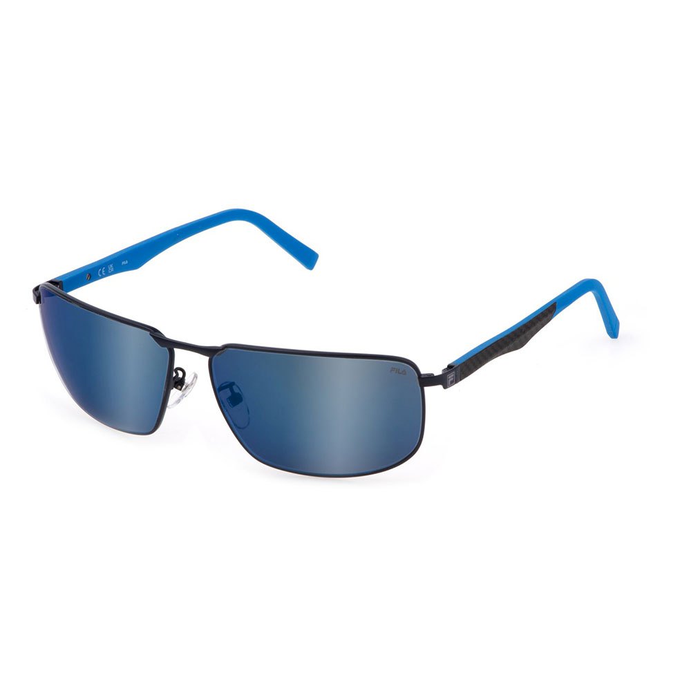 Fila Sfi446 Sunglasses Blå Smoke/Mirror Blue / CAT3 Mand