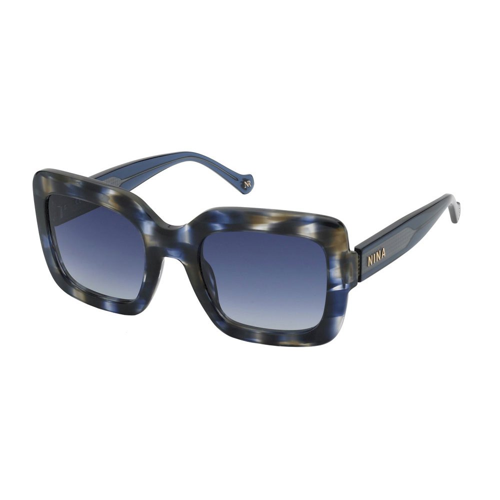 Nina Ricci Snr322 Sunglasses Blå Blue Gradient Blue / CAT3 Mand