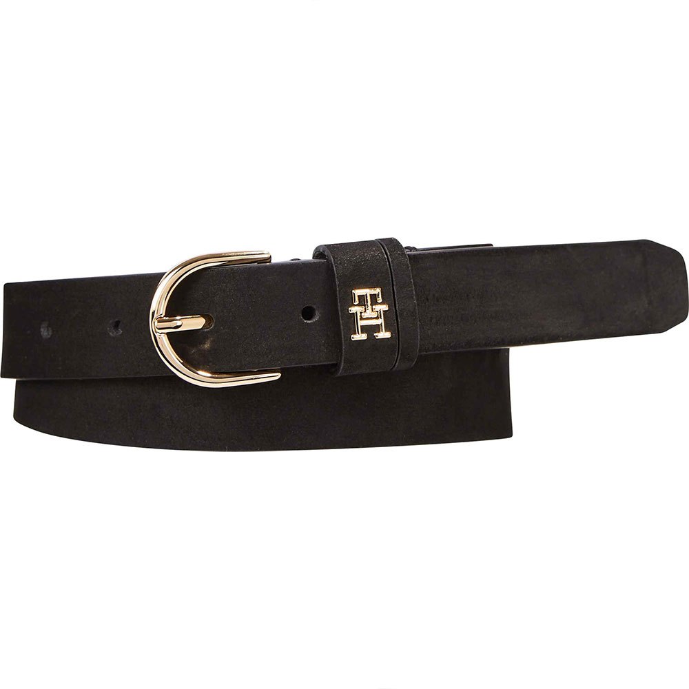 Tommy Hilfiger Essential Effortless 2.5 Nubuck Belt Sort 80 cm Mand