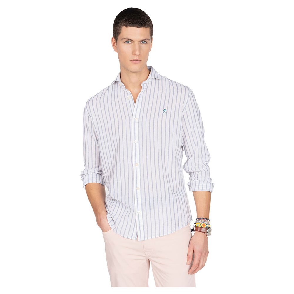 Harper & Neyer Sicilia Long Sleeve Shirt Blå S Mand