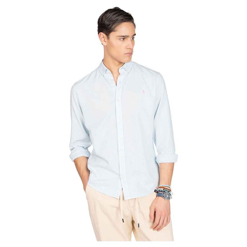 Harper & Neyer Veneto Long Sleeve Shirt Blå S Mand