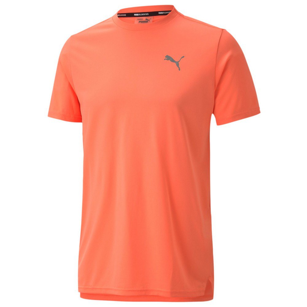 Puma Run Laser Cat Short Sleeve T-shirt Orange L Mand
