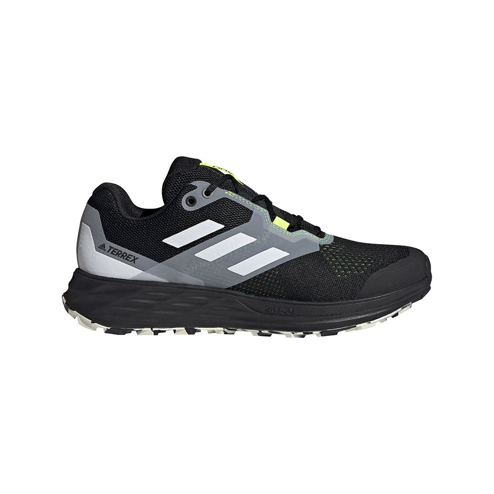 Adidas Terrex Two Flow Trail Running Shoes Sort EU 42 2/3 Mand
