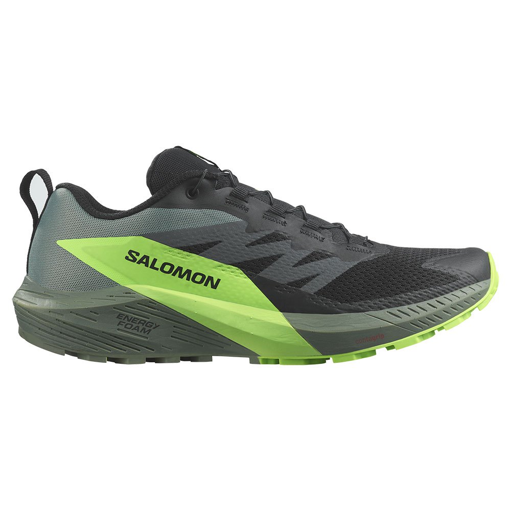 Salomon Sense Ride 5 Trail Running Shoes Grøn,Sort EU 40 Mand