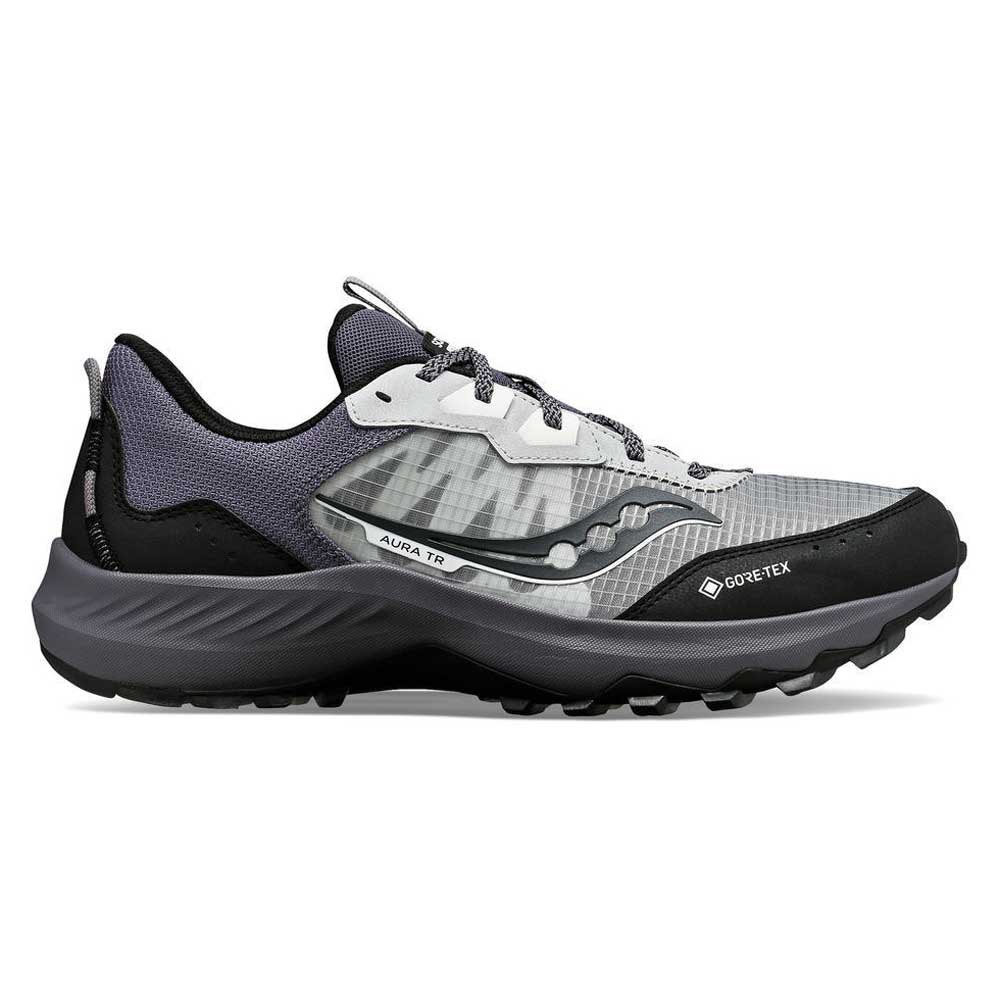 Saucony Aura Tr Gore-tex Trail Running Shoes Grå EU 40 1/2 Mand