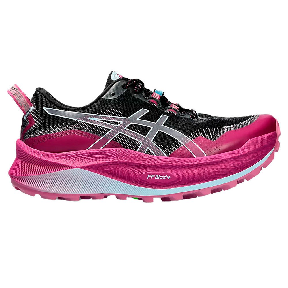 Asics Trabuco Max 3 Trail Running Shoes Sort,Rosa EU 35 1/2 Kvinde