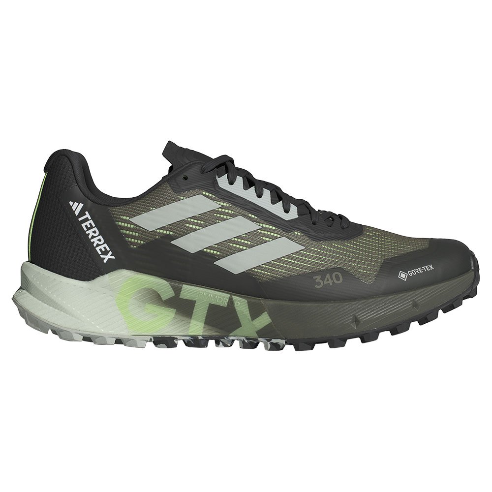 Adidas Terrex Agravic Flow 2 Goretex Trail Running Shoes Grøn EU 40 Mand
