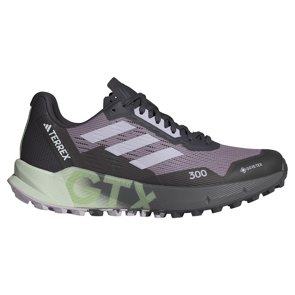 Adidas Terrex Agravic Flow 2 Goretex Trail Running Shoes Grå EU 36 2/3 Kvinde