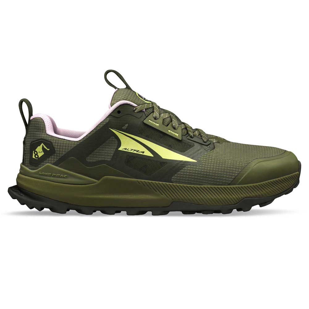 Altra Lone Peak 8 Trail Running Shoes Grøn EU 38 1/2 Kvinde