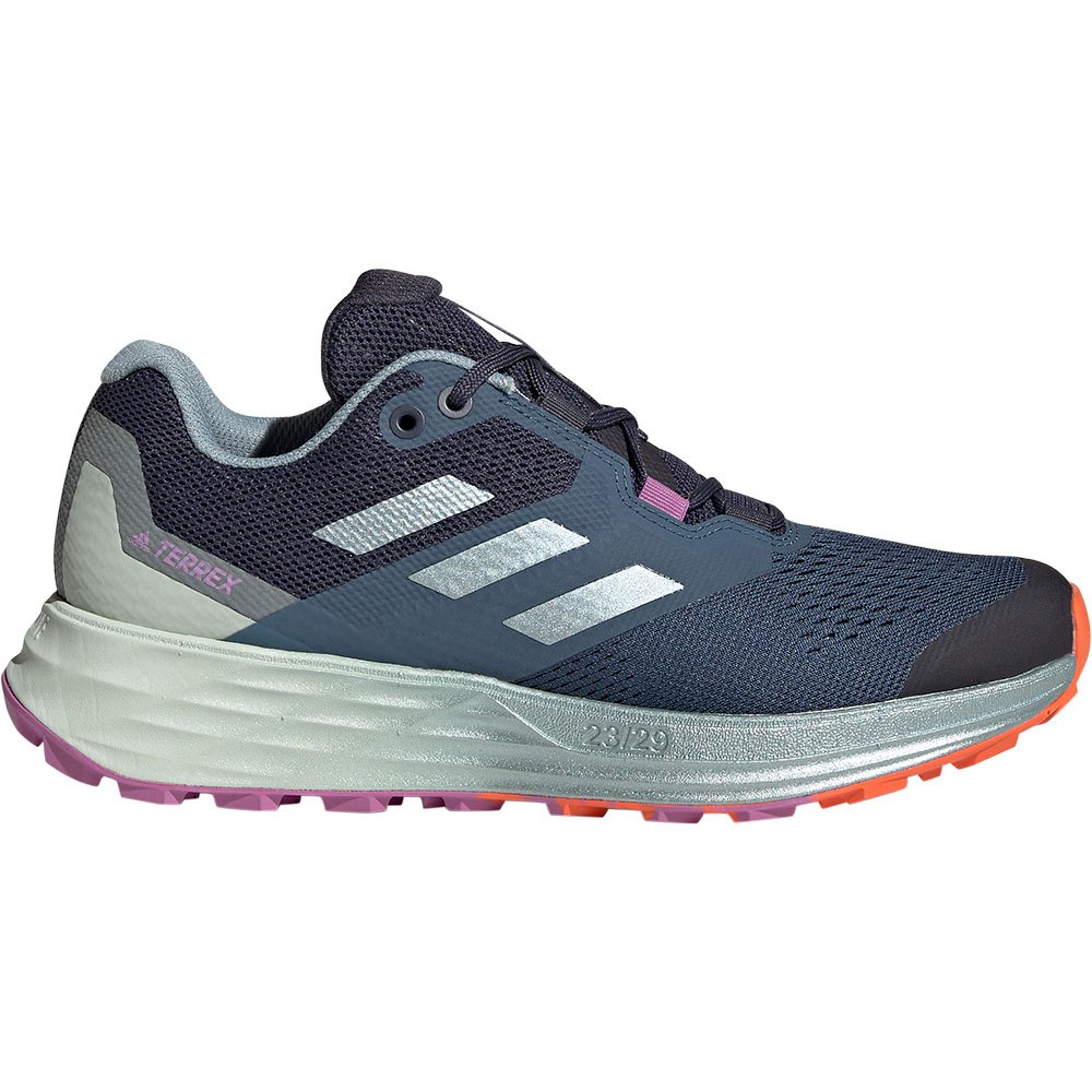 Adidas Terrex Two Flow Trail Running Shoes Blå EU 36 Kvinde
