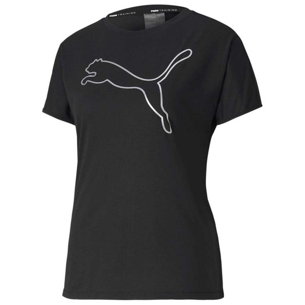 Puma Cat Short Sleeve T-shirt Sort XS Kvinde