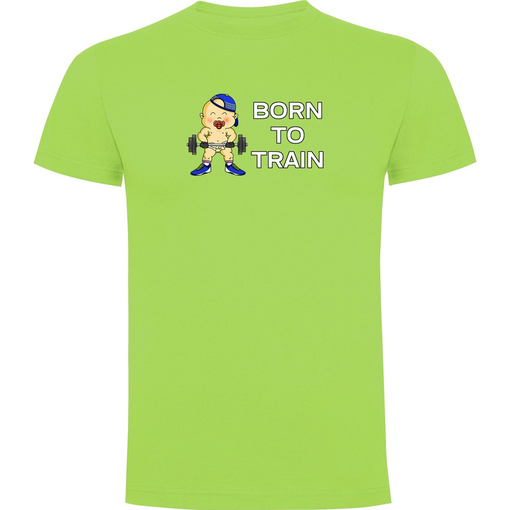 Kruskis Born To Train Short Sleeve T-shirt Grøn S Mand