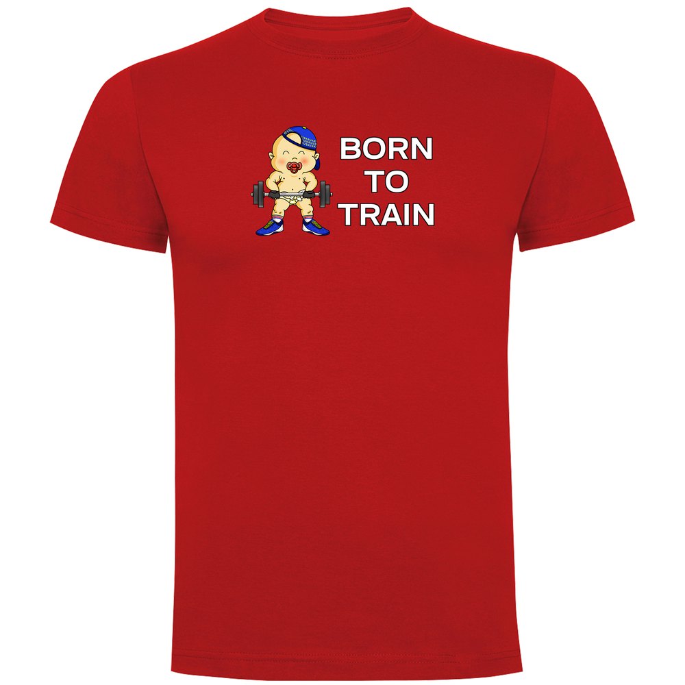 Kruskis Born To Train Short Sleeve T-shirt Rød S Mand