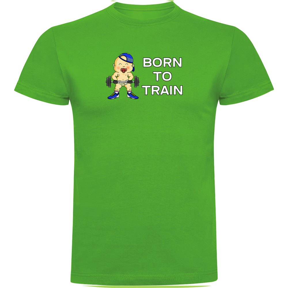 Kruskis Born To Train Short Sleeve T-shirt Grøn S Mand