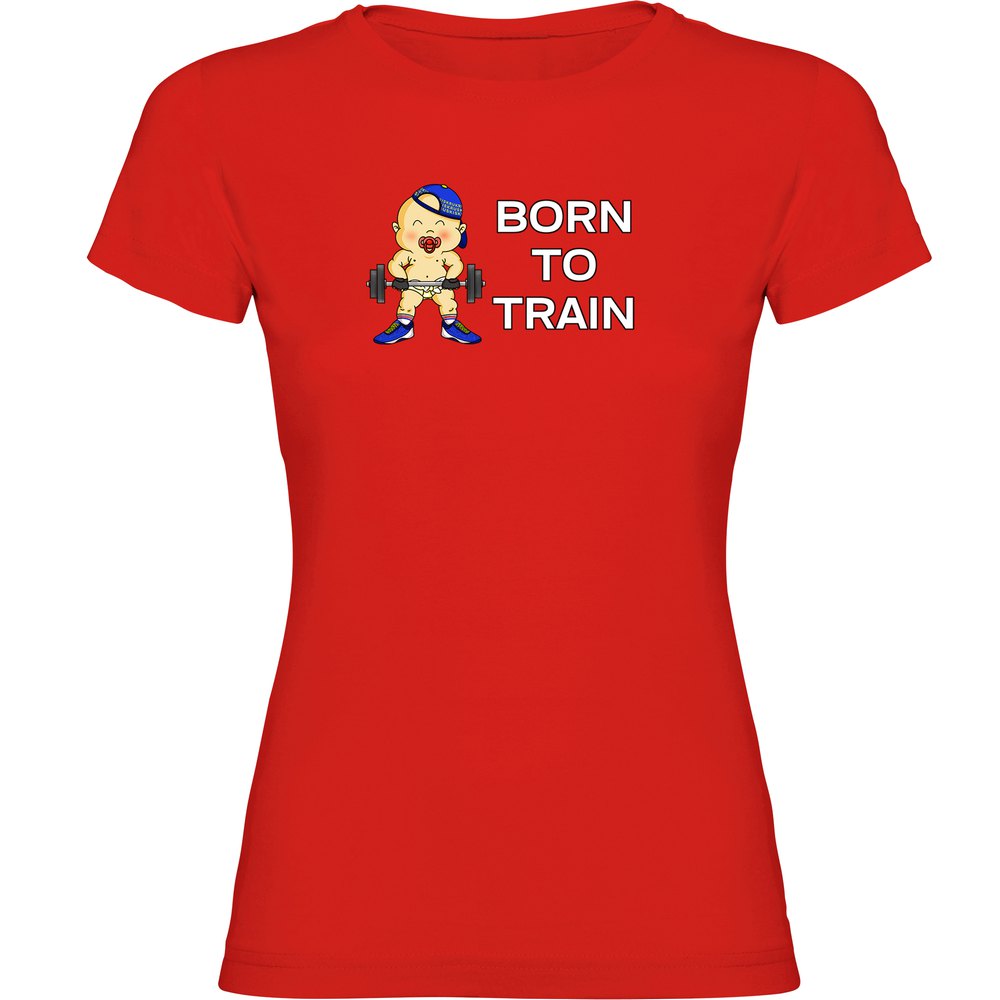 Kruskis Born To Train Short Sleeve T-shirt Rød S Kvinde