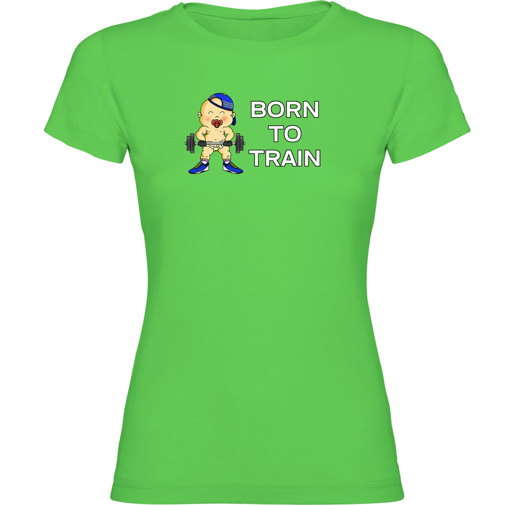 Kruskis Born To Train Short Sleeve T-shirt Grøn S Kvinde