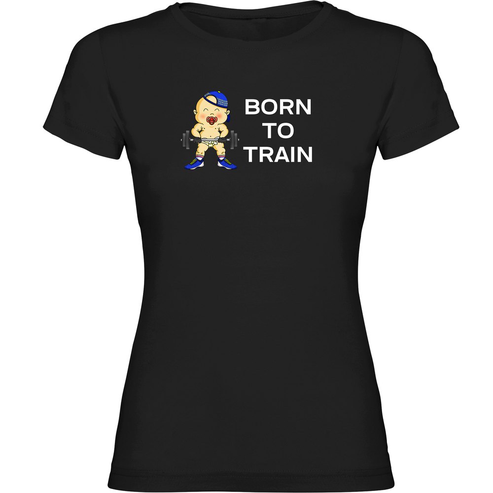 Kruskis Born To Train Short Sleeve T-shirt Sort S Kvinde