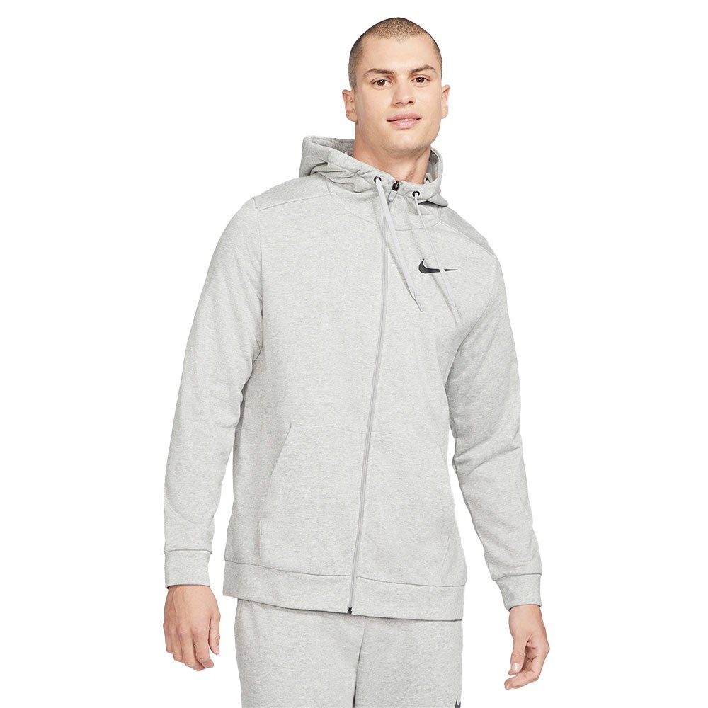 Nike Dri-fit Full Zip Sweatshirt Grå 4XL / Regular Mand