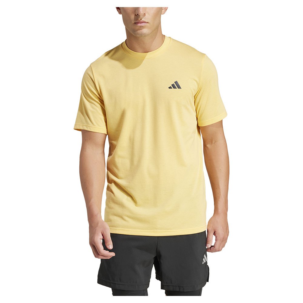 Adidas Train Essentials Comfort Short Sleeve T-shirt Gul 2XL / Regular Mand