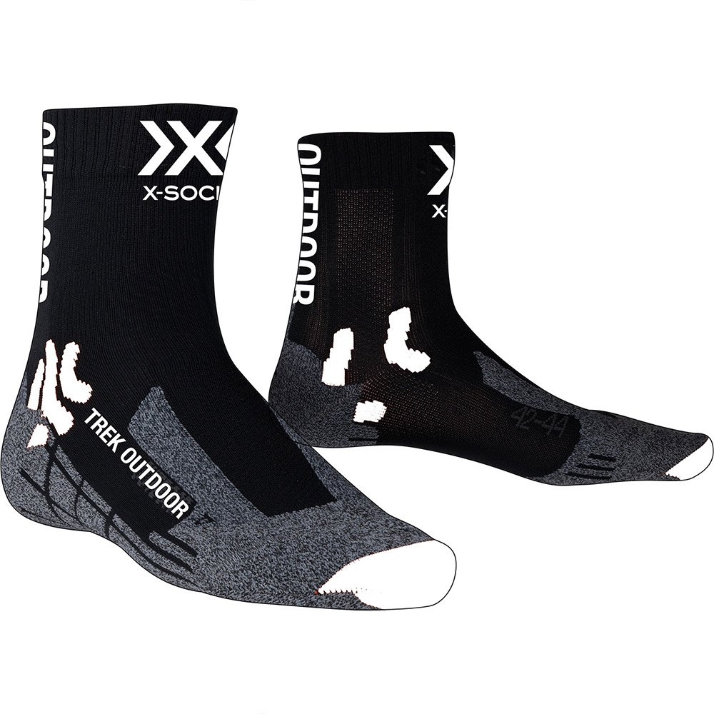 X-socks Outdoor Socks Sort,Grå EU 45-47 Mand