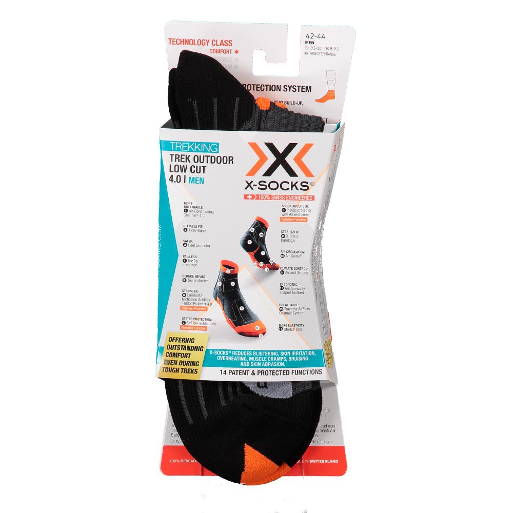 X-socks Trekking Outdoor Low Socks Grå EU 45-47 Mand