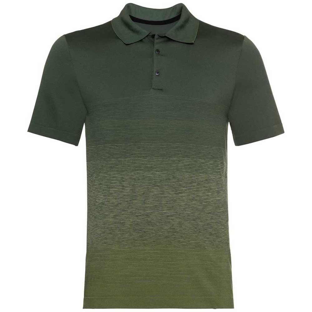 Odlo Halden Short Sleeve Polo Shirt Grøn S Mand