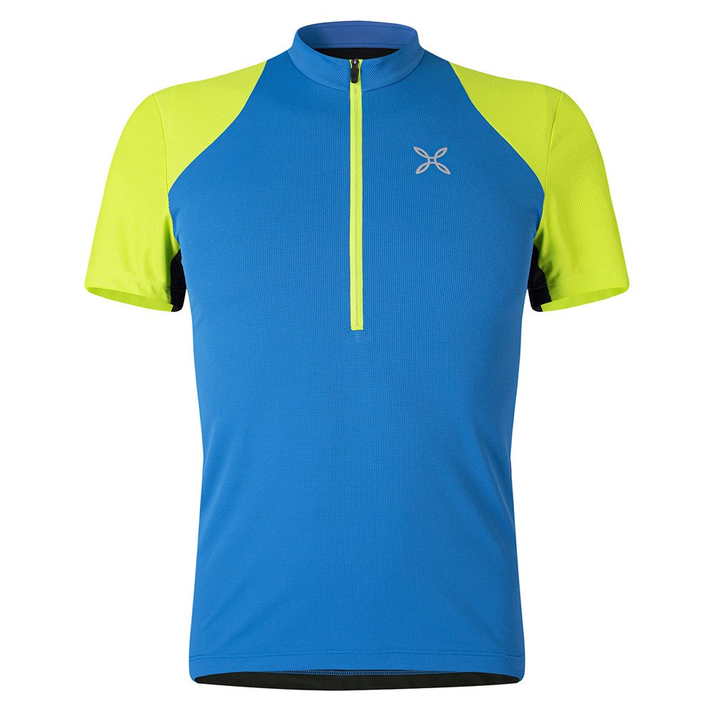 Montura Neverland Zip Short Sleeve T-shirt Blå XS Mand