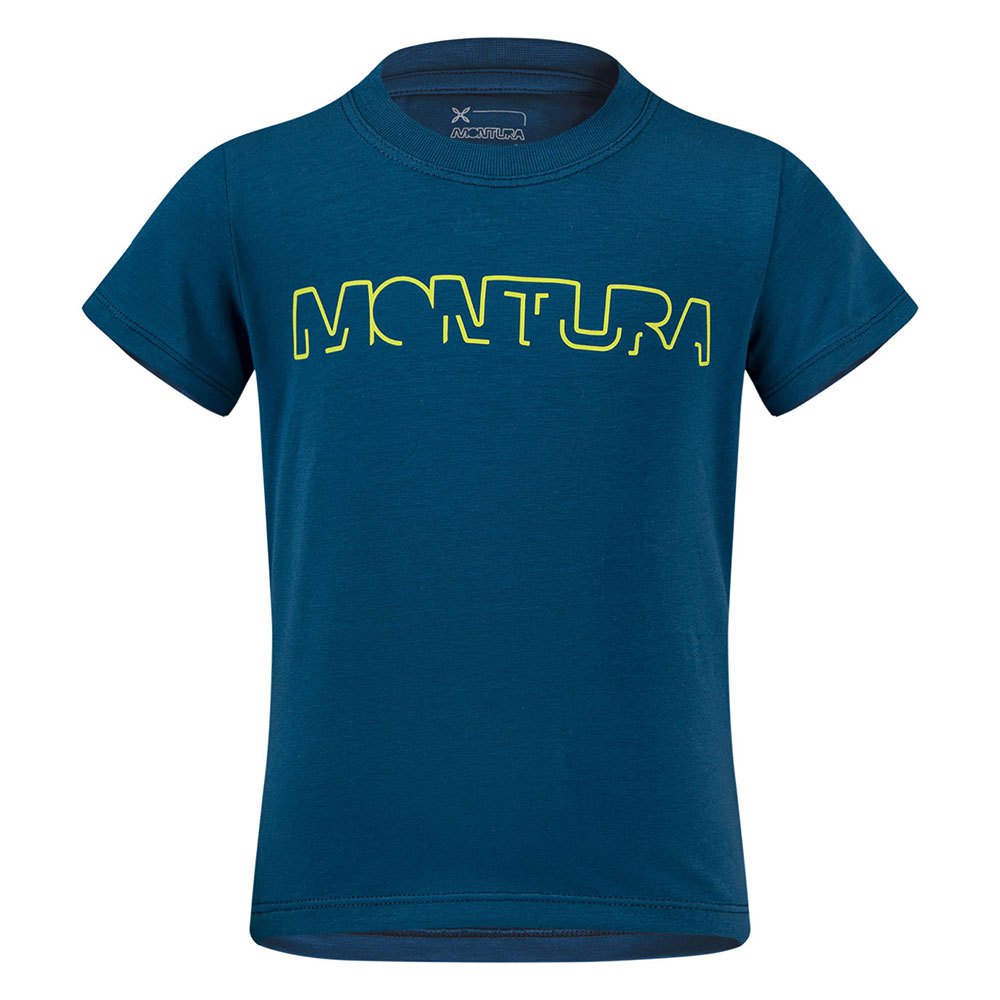 Montura Brand Baby Short Sleeve T-shirt Blå 9 Months