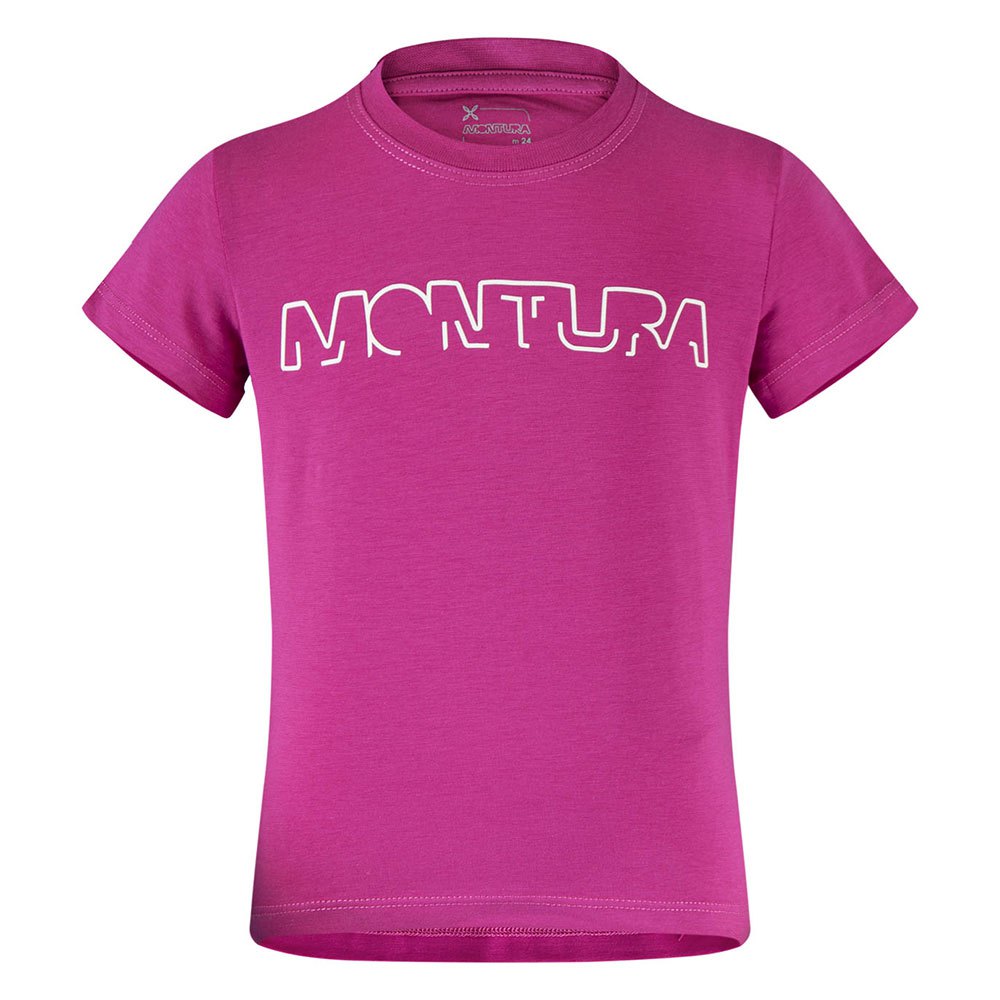Montura Brand Baby Short Sleeve T-shirt Rosa 9 Months