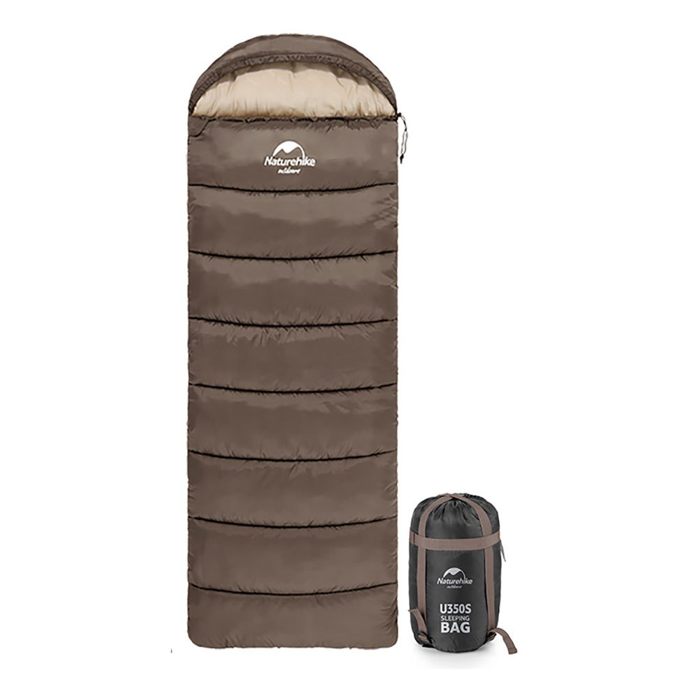 Naturehike Banff U 250 S Sleeping Bag Brun 190+30 x 75 cm