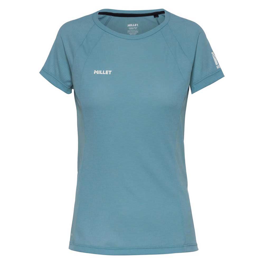 Millet Fusion Short Sleeve T-shirt Blå XL Kvinde