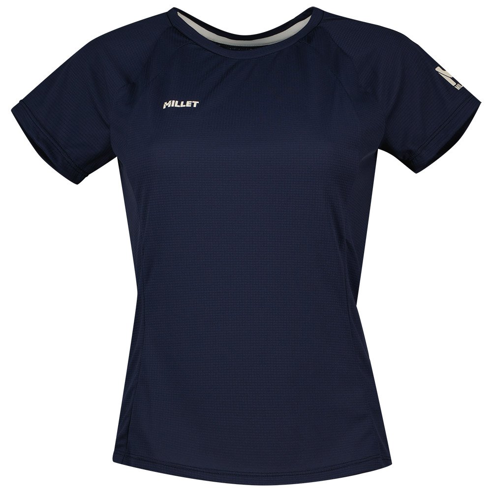 Millet Fusion Short Sleeve T-shirt Blå L Kvinde
