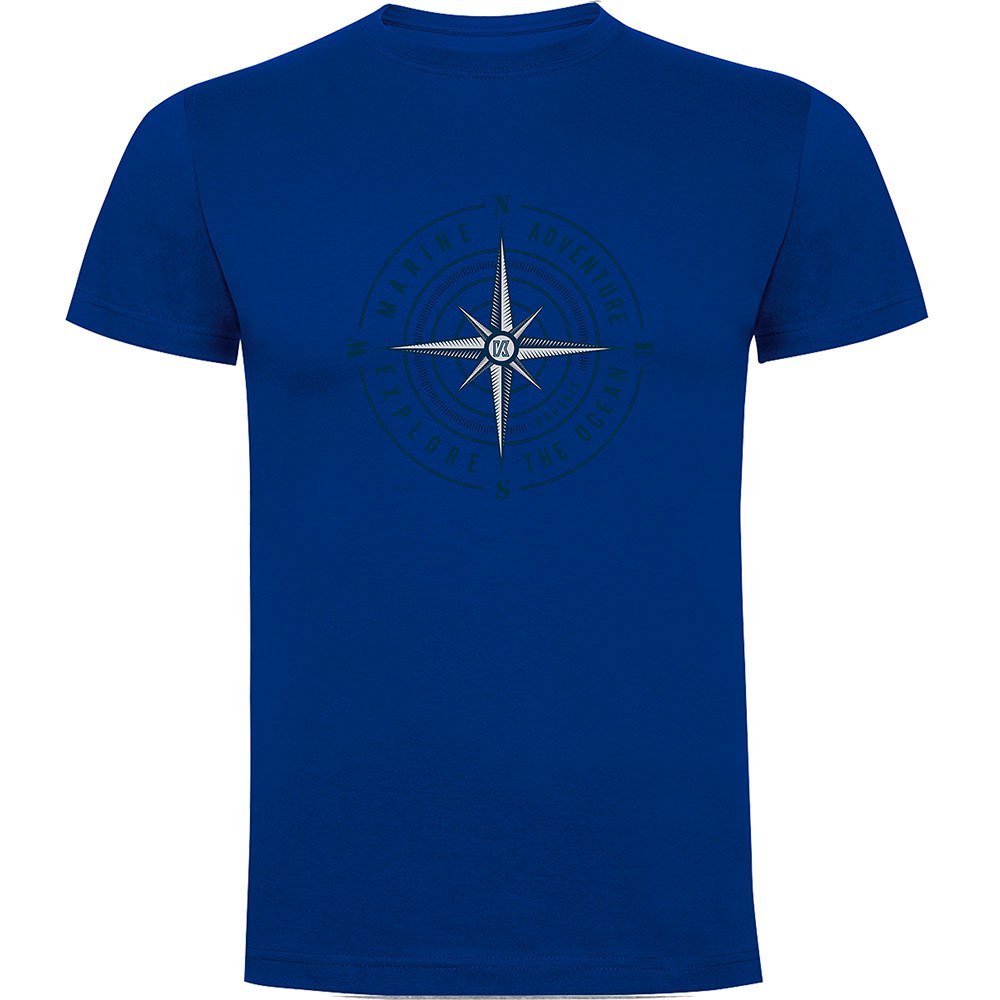 Kruskis Compass Rose Short Sleeve T-shirt Blå S Mand