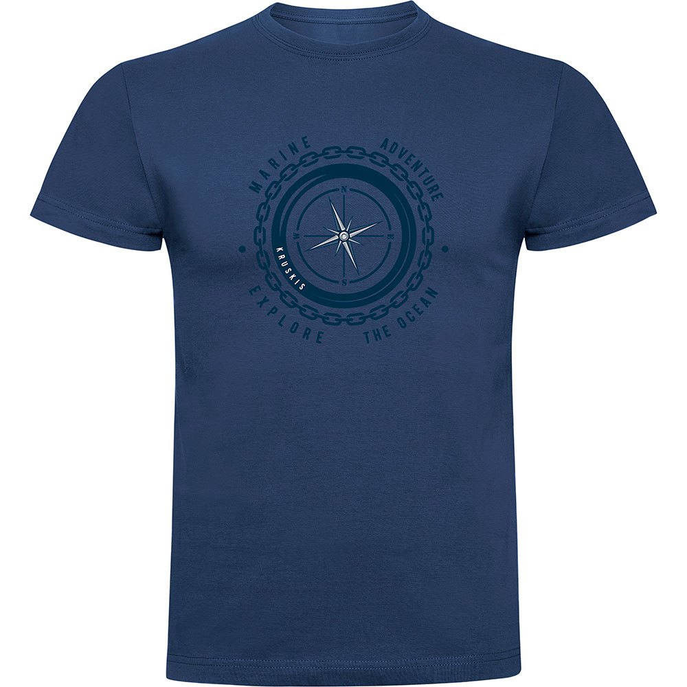 Kruskis Compass Short Sleeve T-shirt Blå S Mand