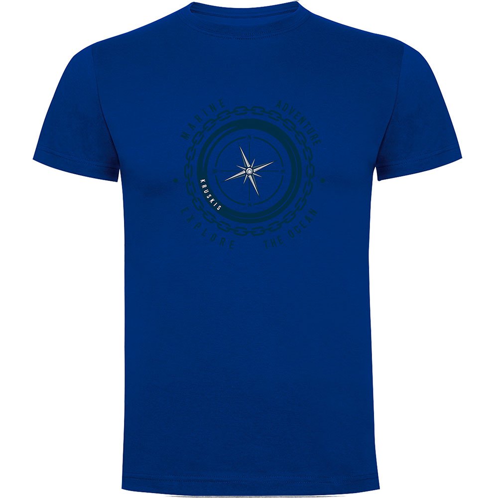Kruskis Compass Short Sleeve T-shirt Blå S Mand