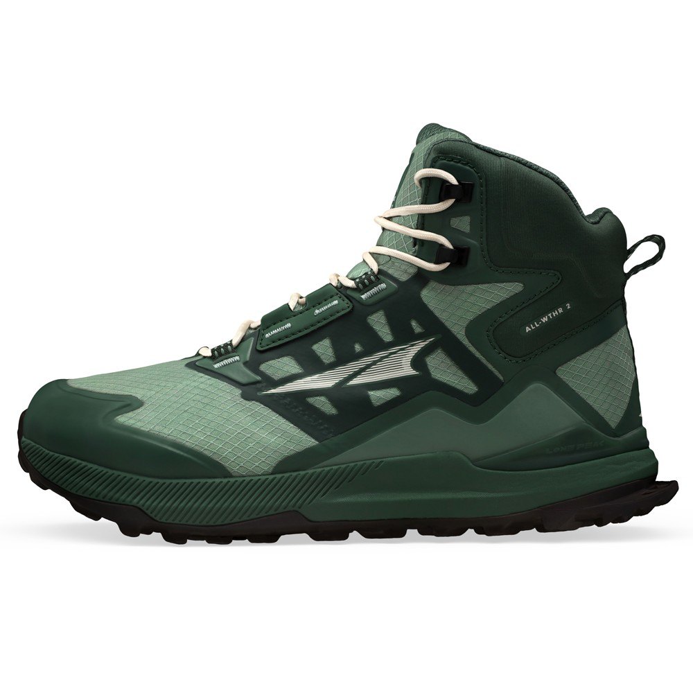 Altra Lone Peak Mid All-wthr 2 Hiking Boots Grøn EU 37 Kvinde