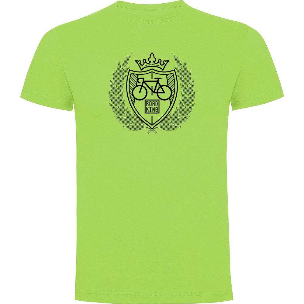 Kruskis Road King Short Sleeve T-shirt Grøn,Gul S Mand