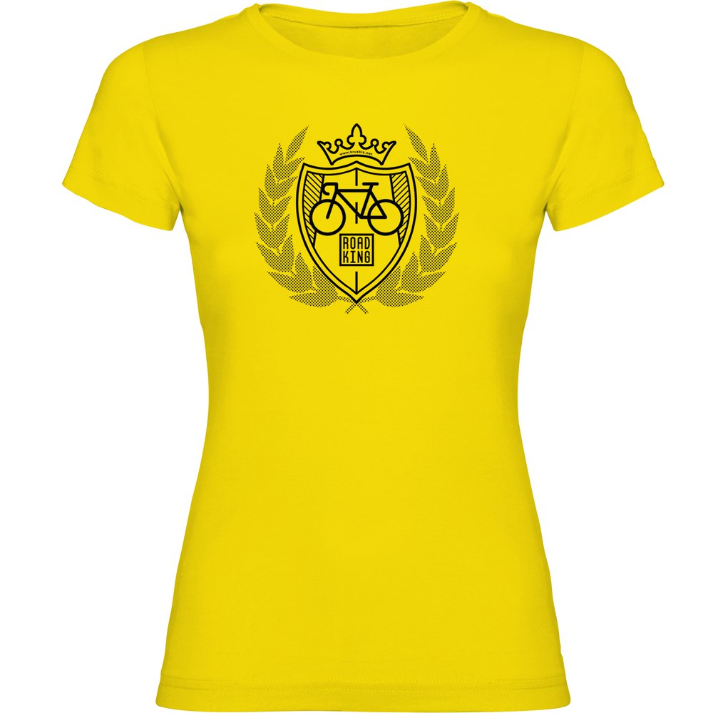 Kruskis Road King Short Sleeve T-shirt Gul L Kvinde